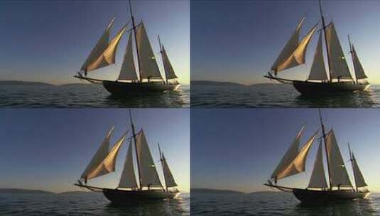帆船航海扬帆起航远航励志梦想征程27高清在线视频素材下载