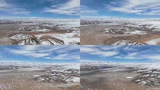 西藏四川雪山航拍空镜高清在线视频素材下载
