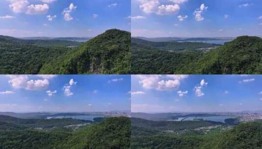 航拍杭州西湖风光高清在线视频素材下载