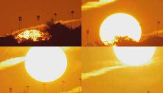 日出、太阳升起 (2)高清在线视频素材下载
