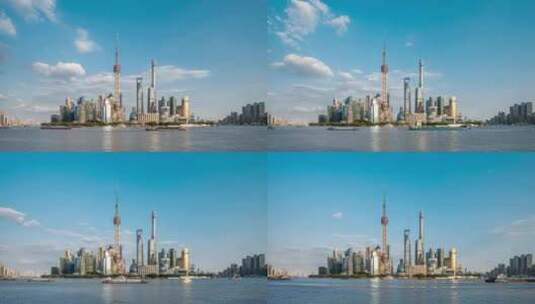 上海 陆家嘴 金融 上海CBD空镜 宽屏高清在线视频素材下载