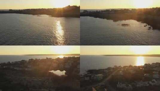 日落 夕阳大海 海边夕阳高清在线视频素材下载