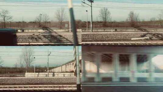 火车之路的镜头高清在线视频素材下载