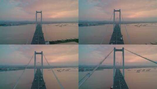 广州南沙大桥-1高清在线视频素材下载