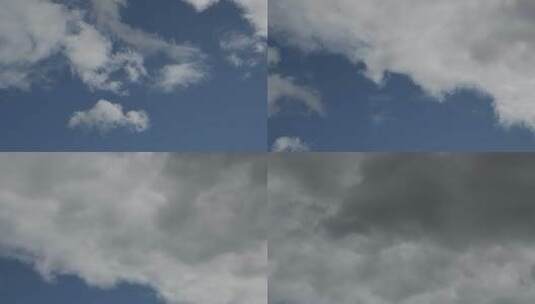 天空飘过的乌云高清在线视频素材下载