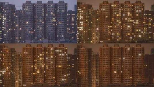 北京大型公寓楼的延时高清在线视频素材下载