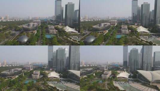 广东惠州城市风光航拍高清在线视频素材下载