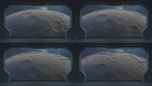 太空中的宇宙飞船视角 3D渲染高清在线视频素材下载