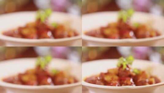 土豆西红柿炖牛腩出锅高清在线视频素材下载