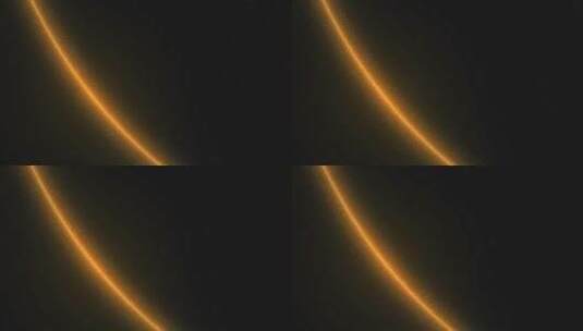 金色左半弧线粒子扩散高清在线视频素材下载