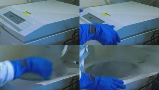 实验室液氮高清在线视频素材下载
