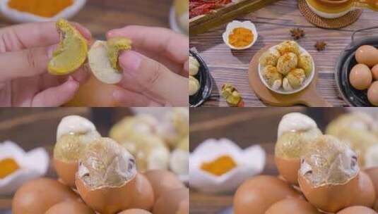 土鸡蛋活珠子高清在线视频素材下载