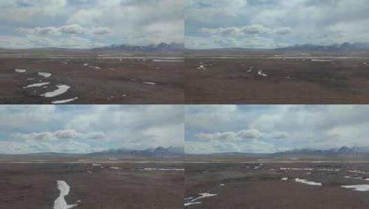 青藏铁路火车窗外的昆仑山脉高清在线视频素材下载