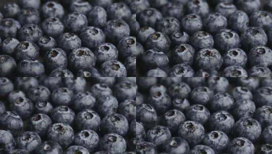 新鲜的蓝莓高清在线视频素材下载