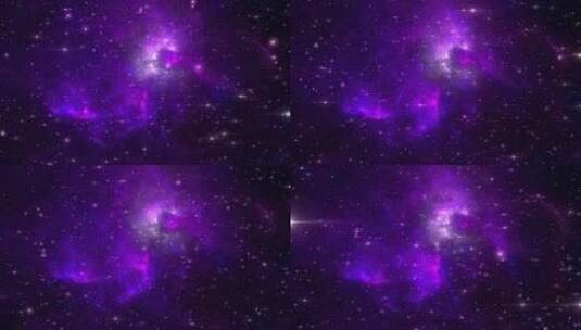 唯美梦幻紫色宇宙星空高清在线视频素材下载