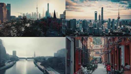 上海8K城市地标风光人文超强合集高清在线视频素材下载
