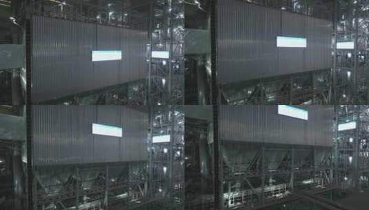 垃圾燃烧发电厂房设备高清在线视频素材下载