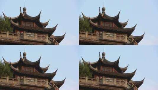 上海城隍庙 檐角高清在线视频素材下载