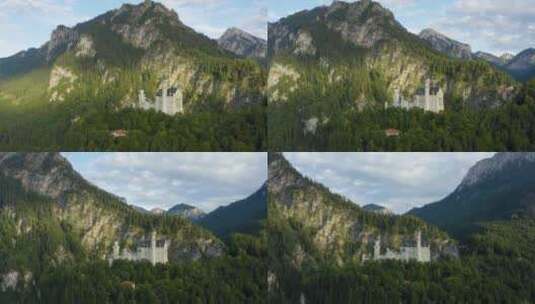 山里城堡风景优美典雅高贵高清在线视频素材下载