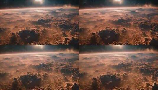 太空云背景4KV4高清在线视频素材下载