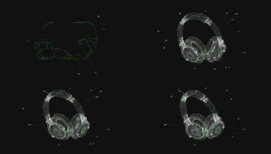 耳机HUD高清在线视频素材下载