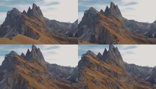 巍峨的群山壮丽的大自然山川高清在线视频素材下载