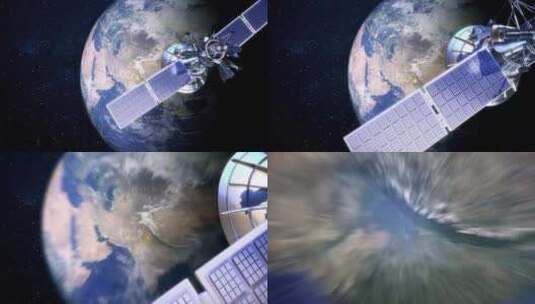 「有版权」4K原素材-太空看地球高清在线视频素材下载