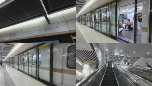 武汉地铁站台高清在线视频素材下载