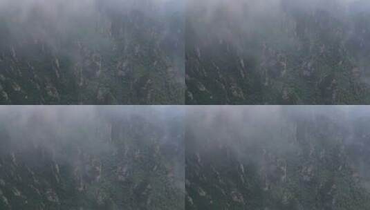 湖南省张家界景区阿凡达取景地奇峰穿云航拍高清在线视频素材下载