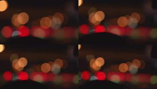 夜晚光晕光斑效果画面高清在线视频素材下载