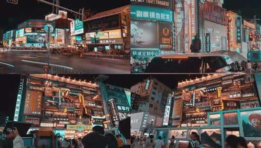 长沙五一广场延时高清在线视频素材下载