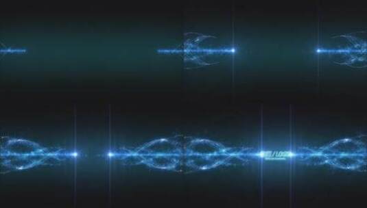 酷炫粒子光束碰撞产生logo标题AE模板高清AE视频素材下载