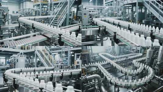 工厂药品生产流水线高清在线视频素材下载