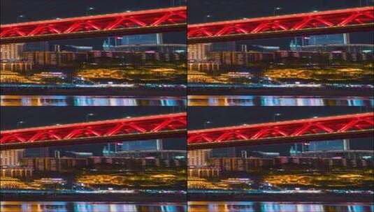 重庆_重庆洪崖洞夜景_千厮门夜景高清在线视频素材下载