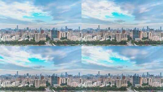 延时摄影8K｜俯瞰深圳城市地标建筑空镜高清在线视频素材下载