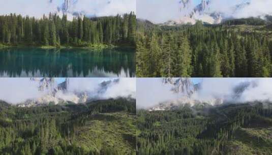 意大利阿尔卑斯山景观高清在线视频素材下载