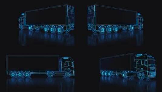 卡车科技视频素材高清在线视频素材下载