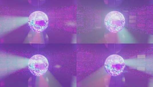 紫色迪斯科舞台闪光背景高清在线视频素材下载
