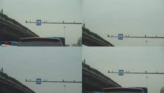 公路监控道路摄像头城市道路监控摄像头高清在线视频素材下载