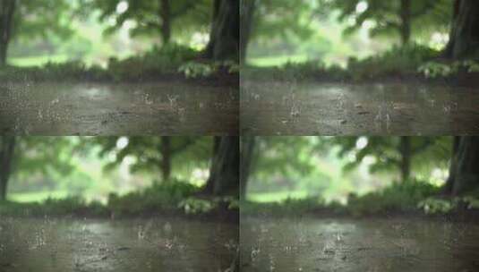实拍下雨场景视频素材高清在线视频素材下载