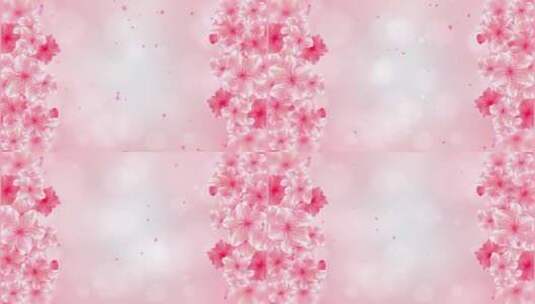 粉色浪漫花瓣粒子动态视频高清在线视频素材下载