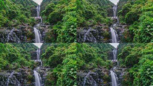 【4K超清】惠东白花森木坑大瀑布溪流高清在线视频素材下载