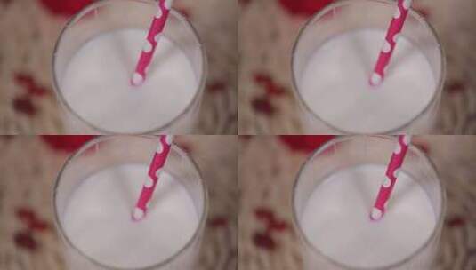 牛奶牛乳蛋白质高清在线视频素材下载