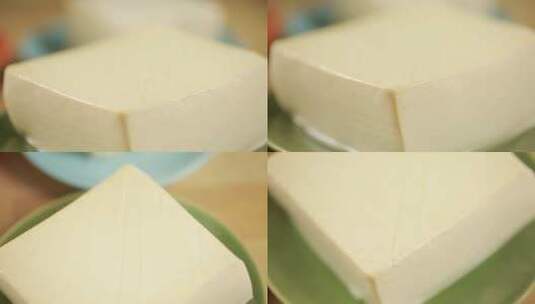 【镜头合集】不同品种的豆腐对比高清在线视频素材下载