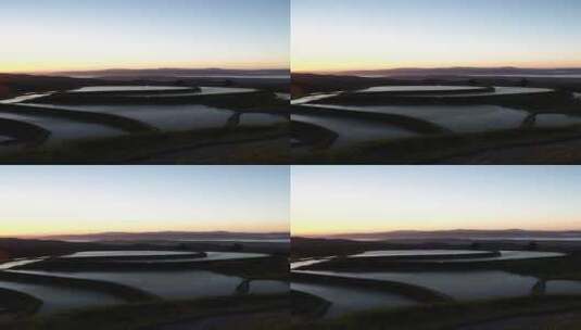 湖南娄底紫鹊界梯田云海自然景观高清在线视频素材下载