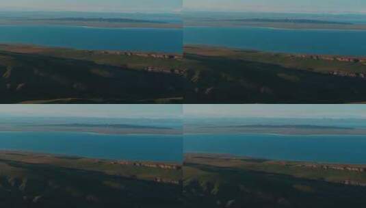 青海湖沿岸美景高清在线视频素材下载