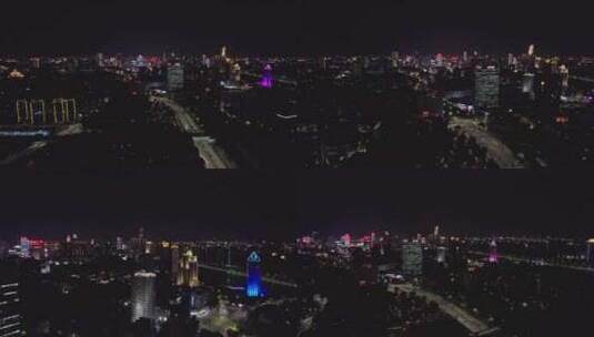 【原创】航拍宁波城市夜景高清在线视频素材下载