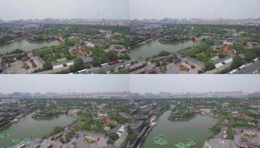 河南开封城市风光旅游景区航拍高清在线视频素材下载