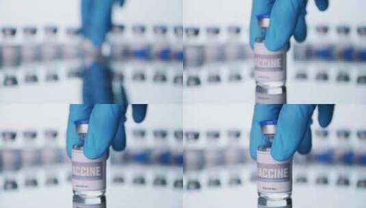 疫苗接种中心药物防疫高清在线视频素材下载