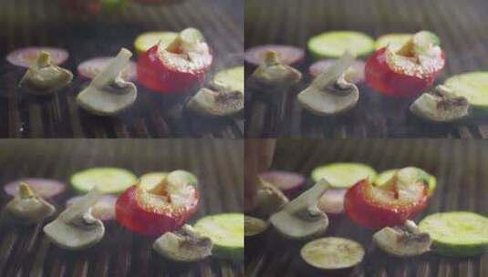 烹饪制作美食高清在线视频素材下载